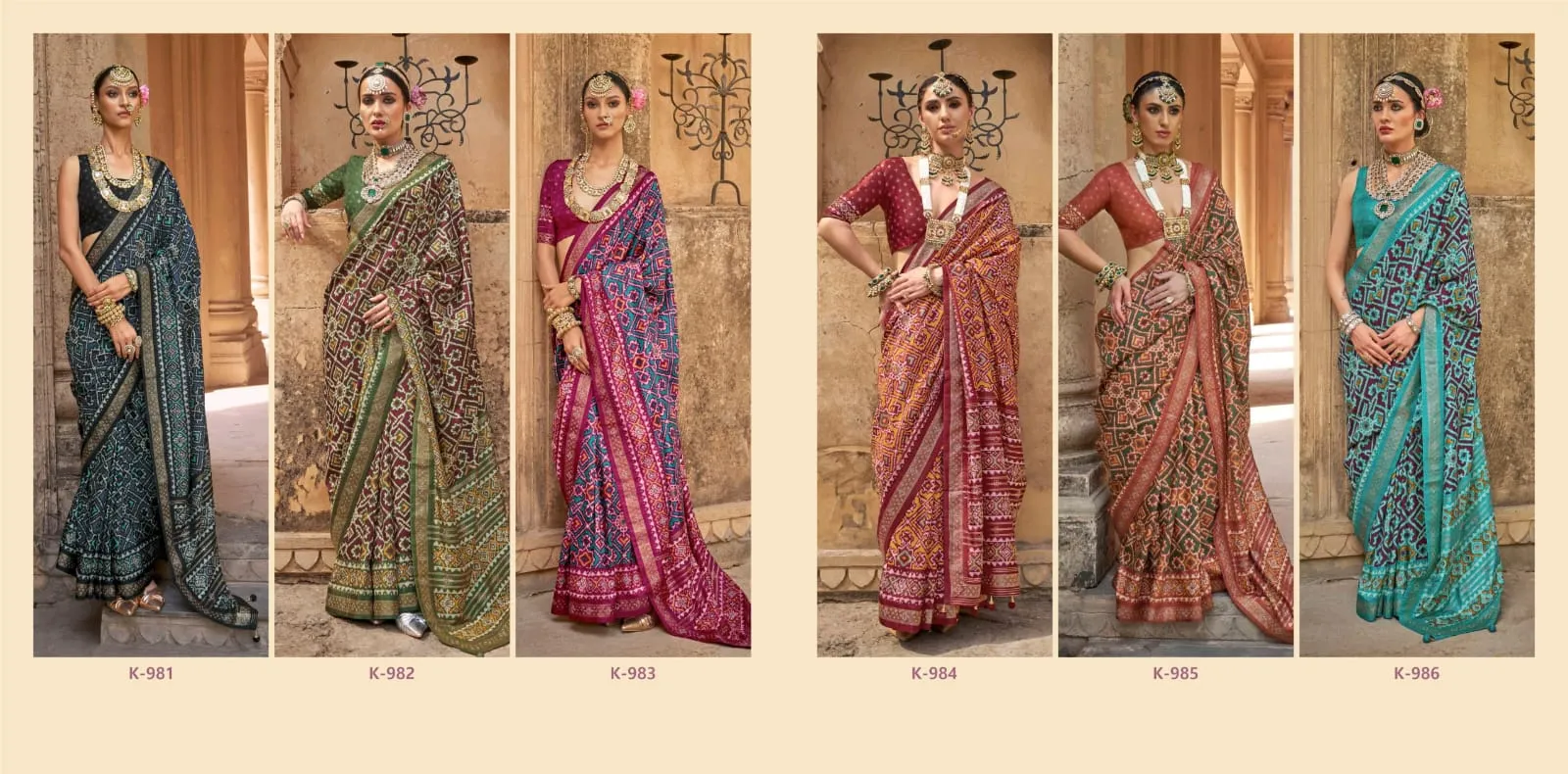 Premium Patola Printed Silk Sarees
