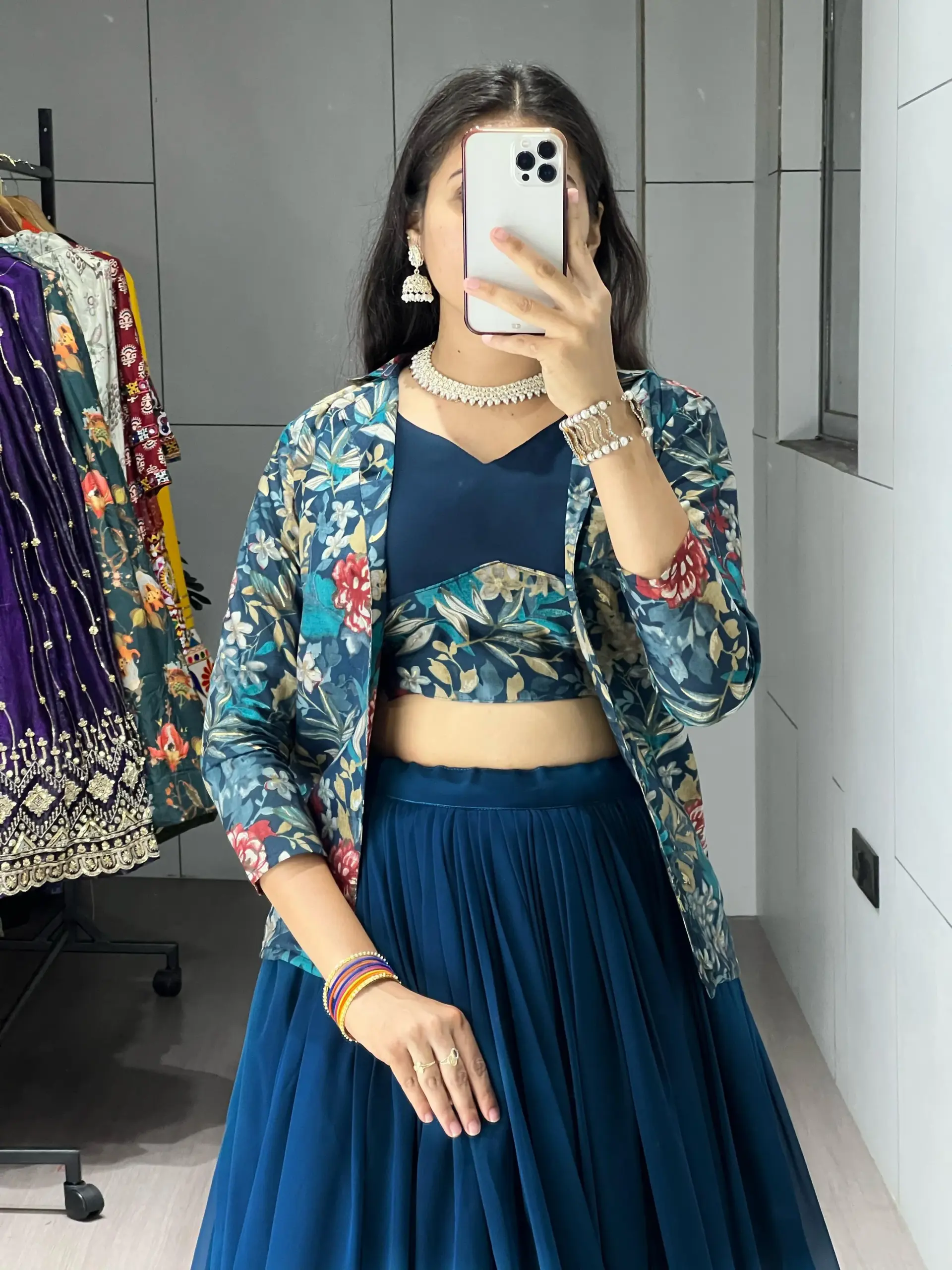 Sangeet Special Readymade Lehenga Choli with Koti