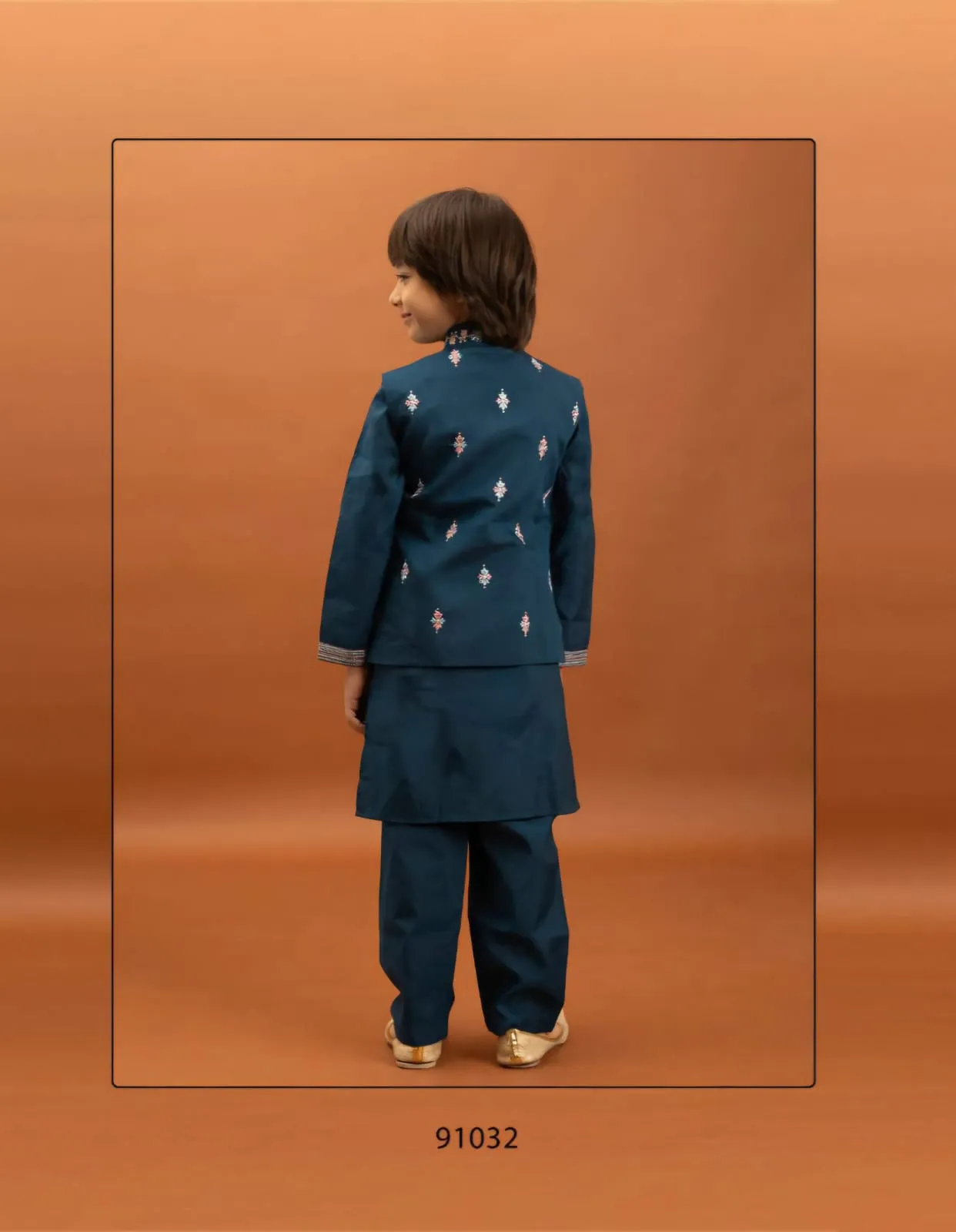 Small Boys Kurta Pajama with Koti