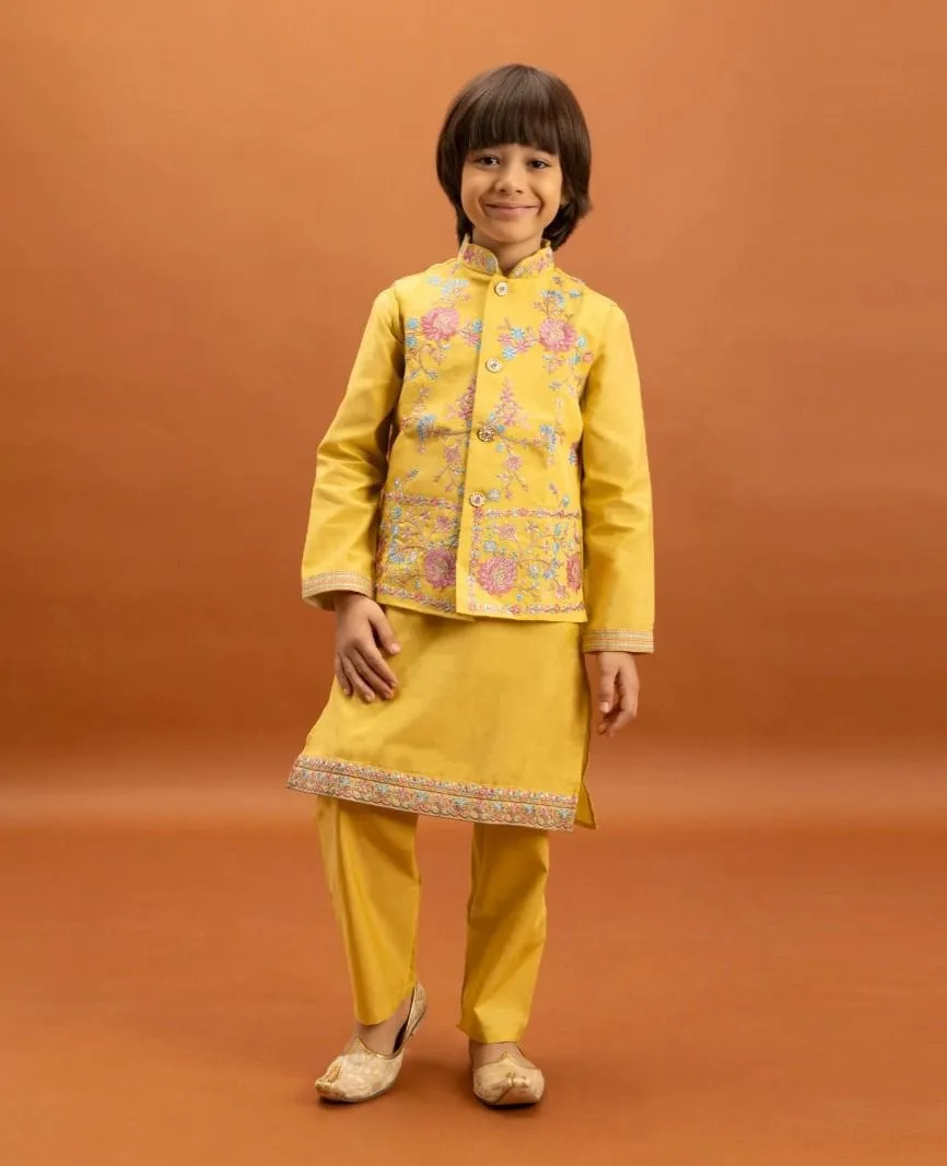 Small Boys Kurta Pajama with Koti