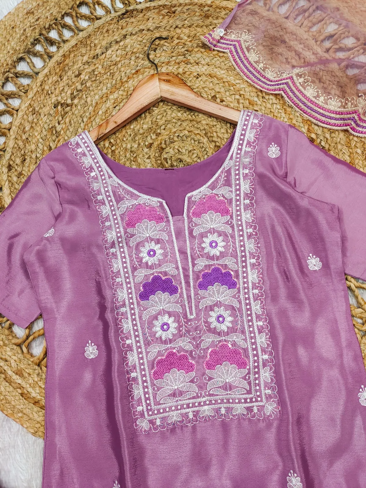 Stylish 3 Piece Kurtis Set