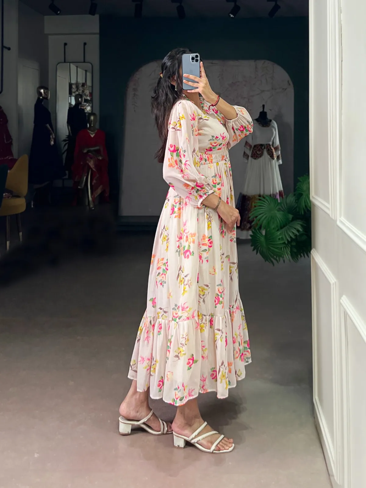 Trending Floral Printed Frock