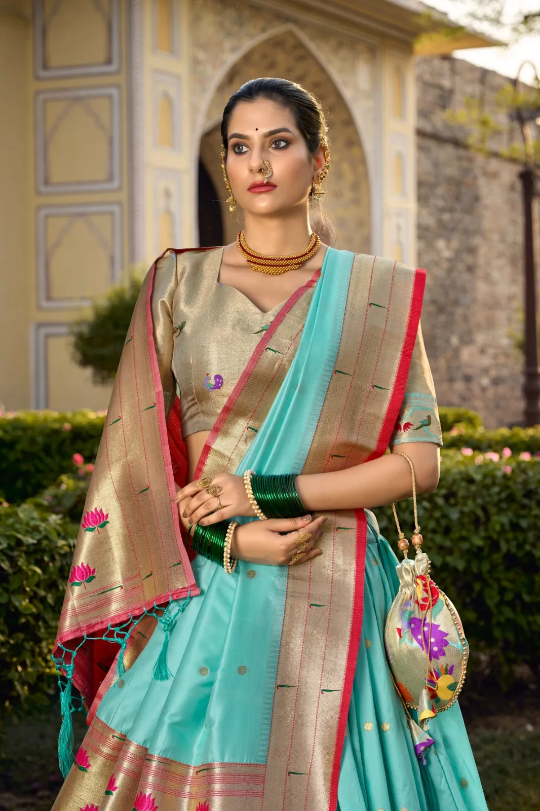 Wedding Wear Paithani Lehenga Choli