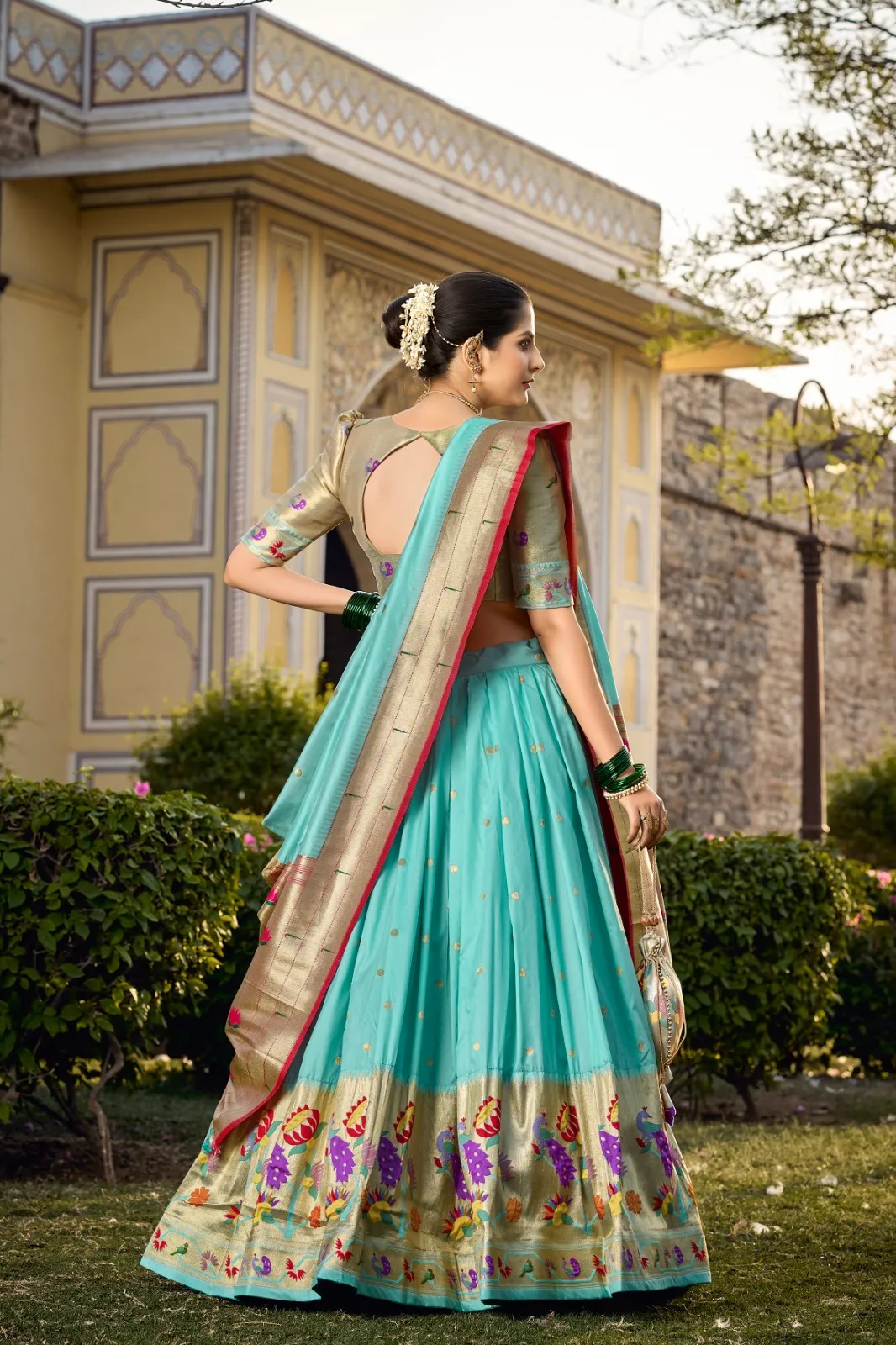 Wedding Wear Paithani Lehenga Choli