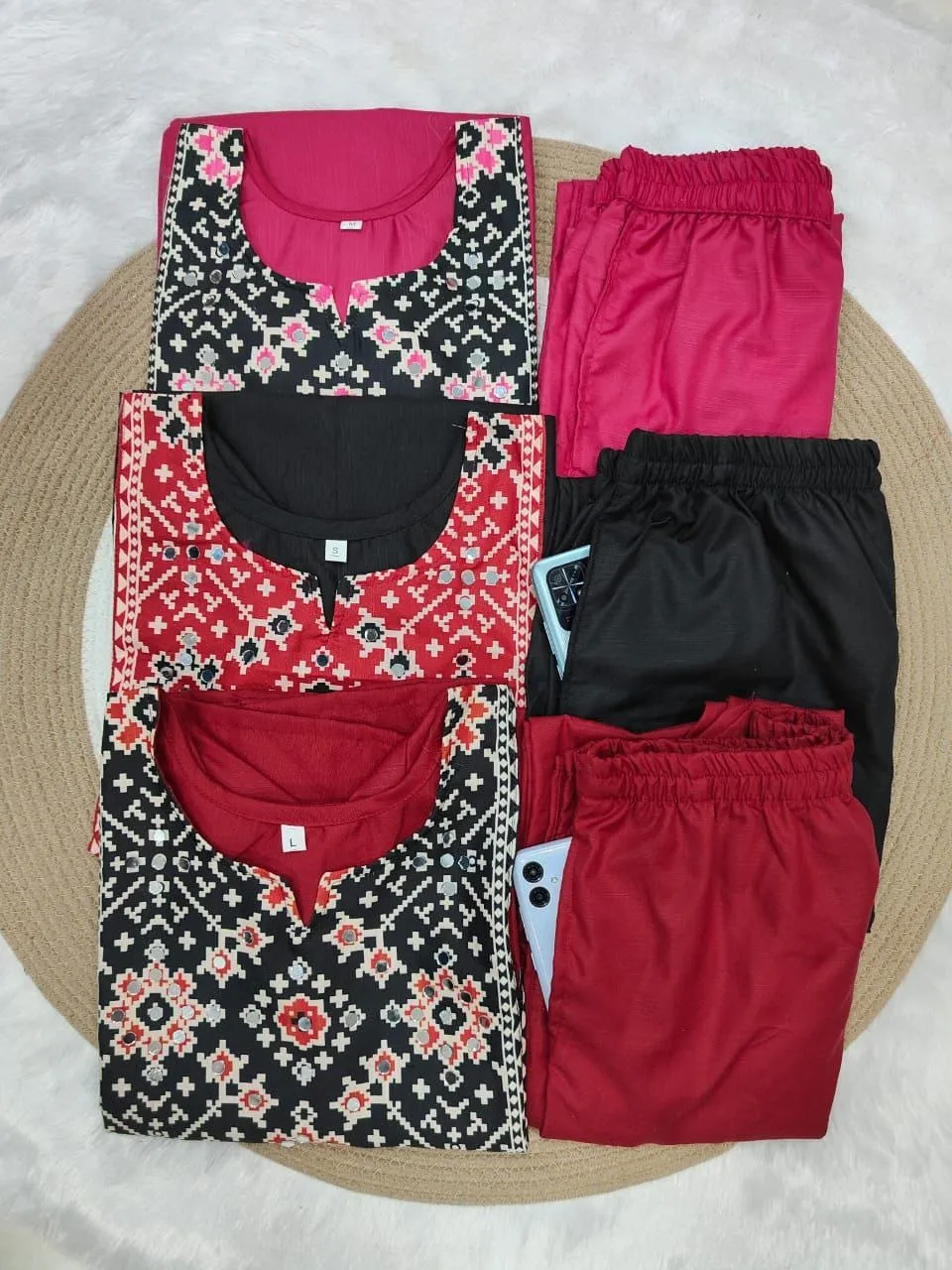 Big Size Kurti Pant Set