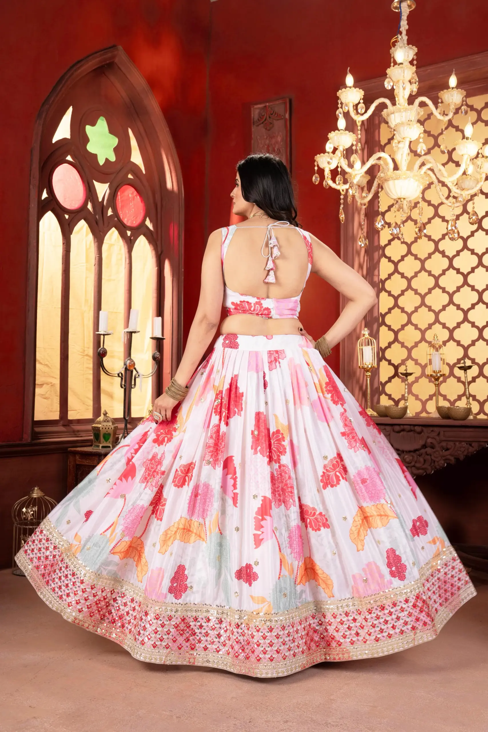 Big Waist Lehenga Choli Design Plus Size