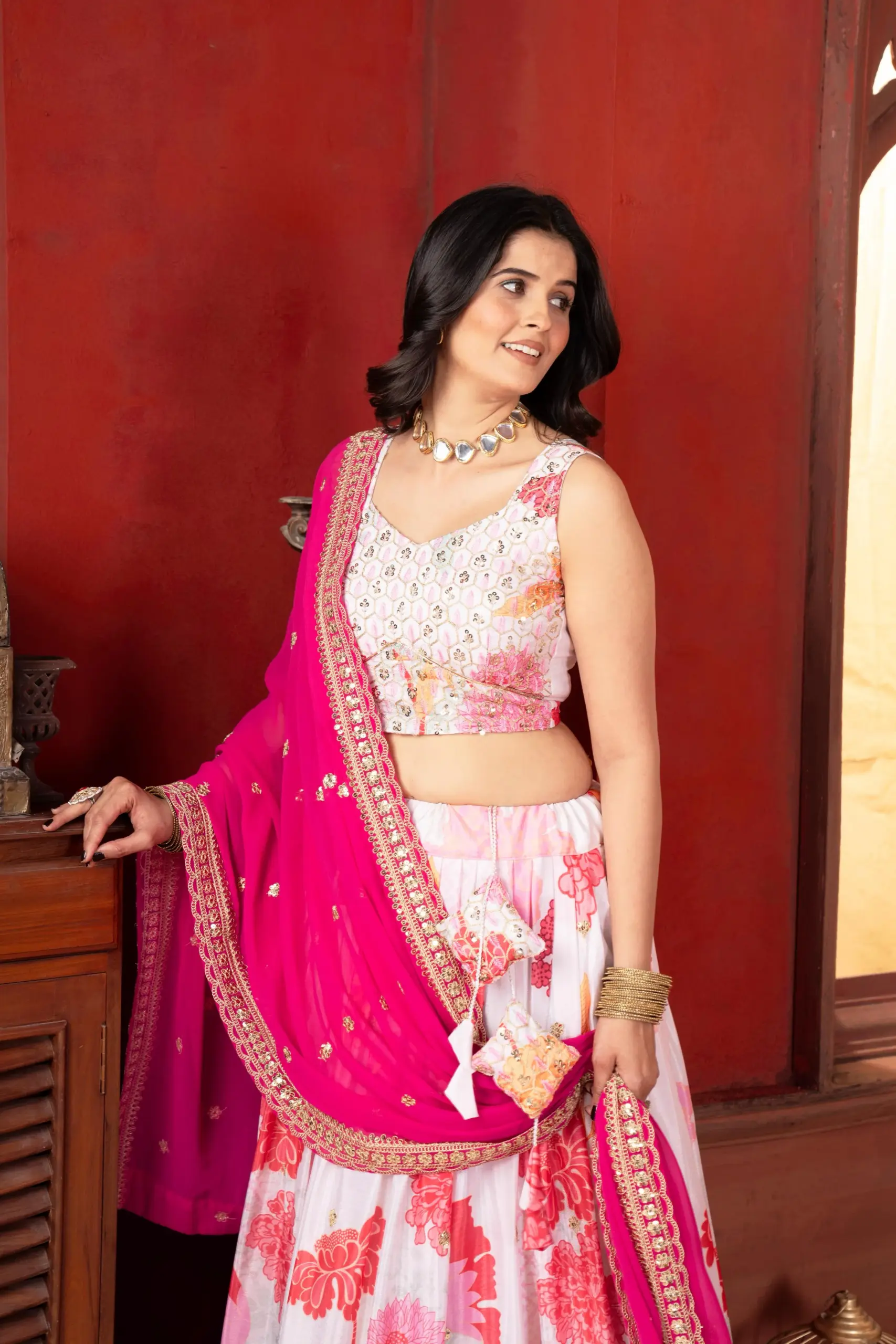 Big Waist Lehenga Choli Design Plus Size