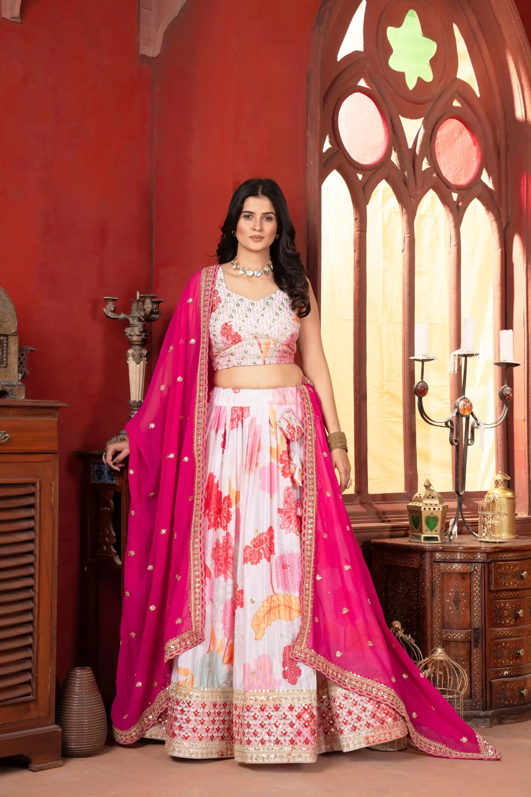 Big Waist Lehenga Choli Design Plus Size