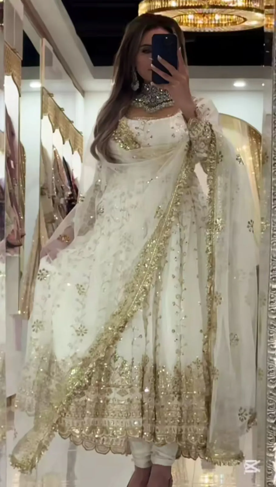 Boutique Sequence Embroidery Anarkali Suit