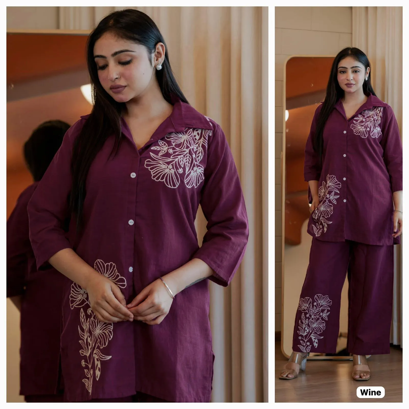 Buy Fancy Embroidered Co ord Sets