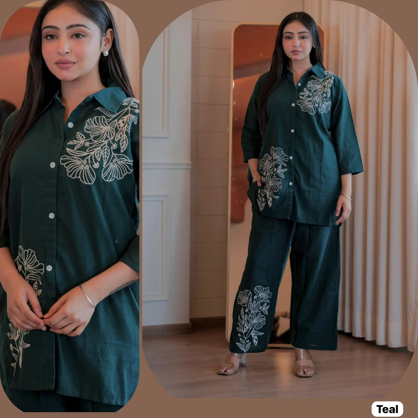 Buy Fancy Embroidered Co ord Sets