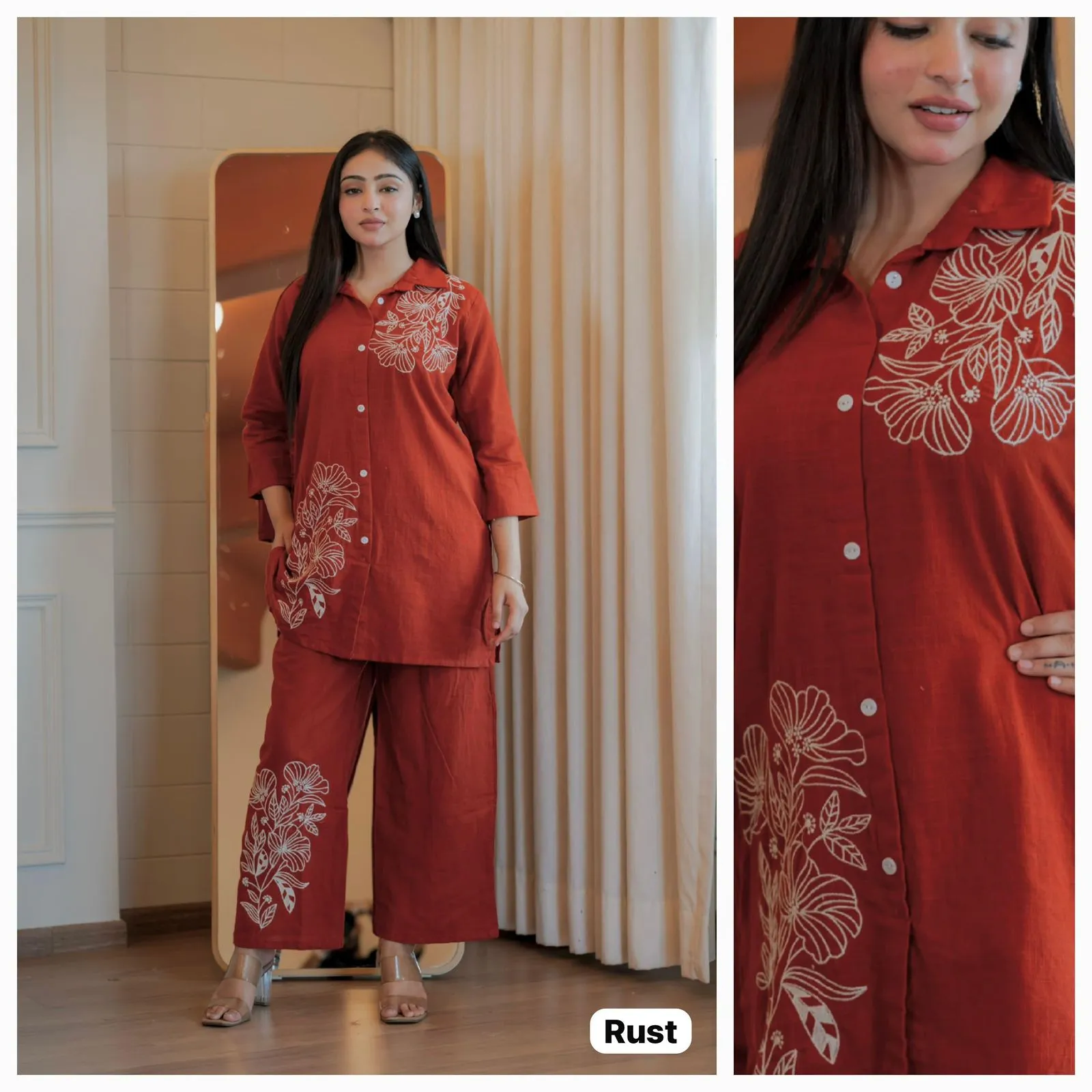 Buy Fancy Embroidered Co ord Sets