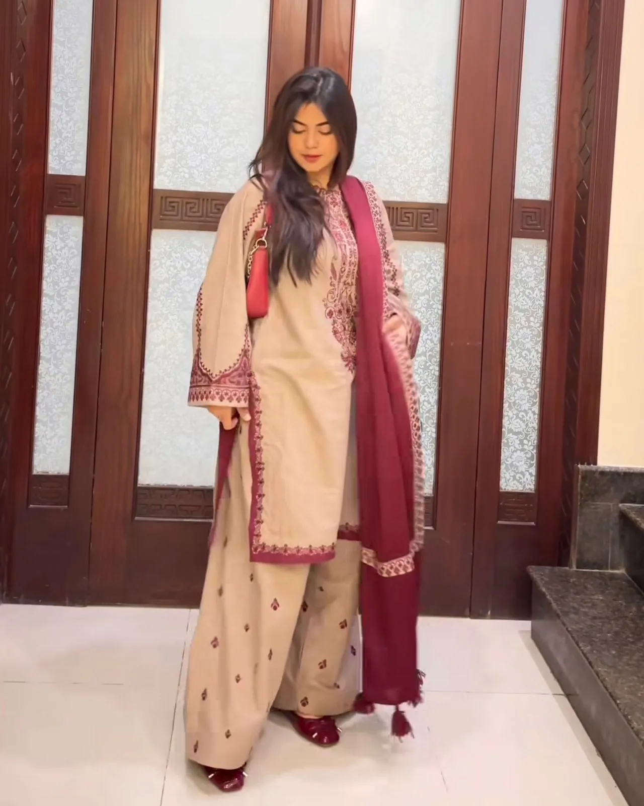 Buy Stylish Farsi Salwar Suit Readymade