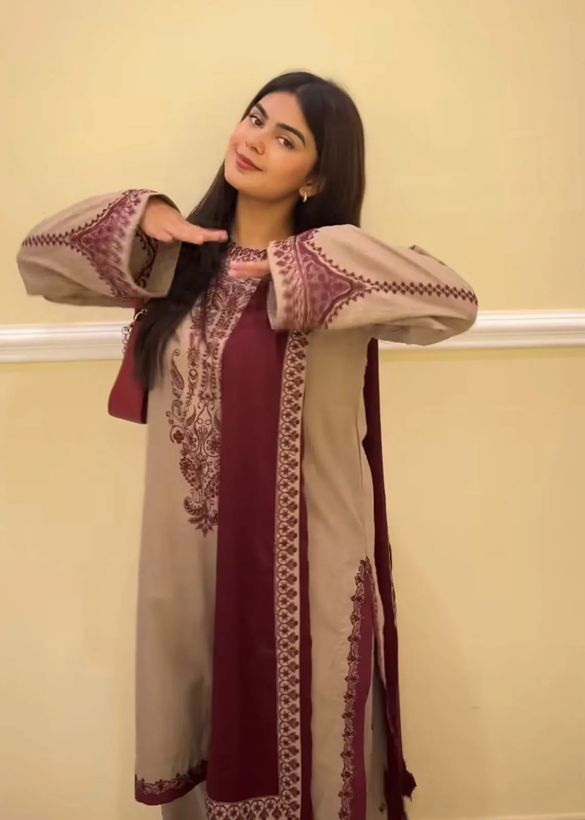 Buy Stylish Farsi Salwar Suit Readymade