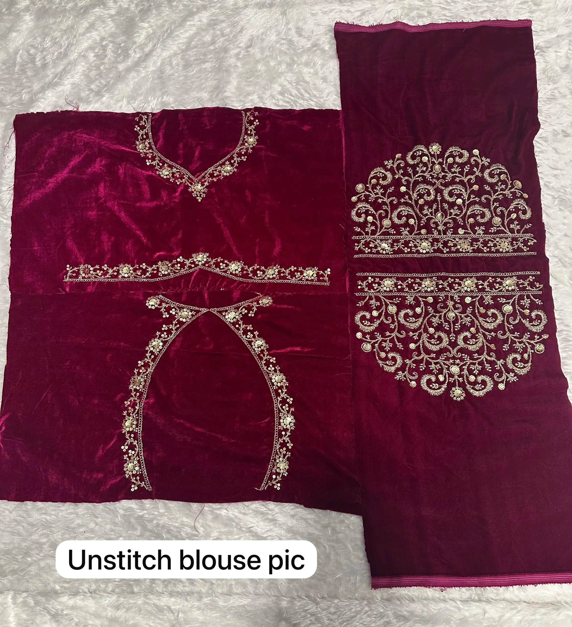 Buy Wine Velvet Lehenga Choli