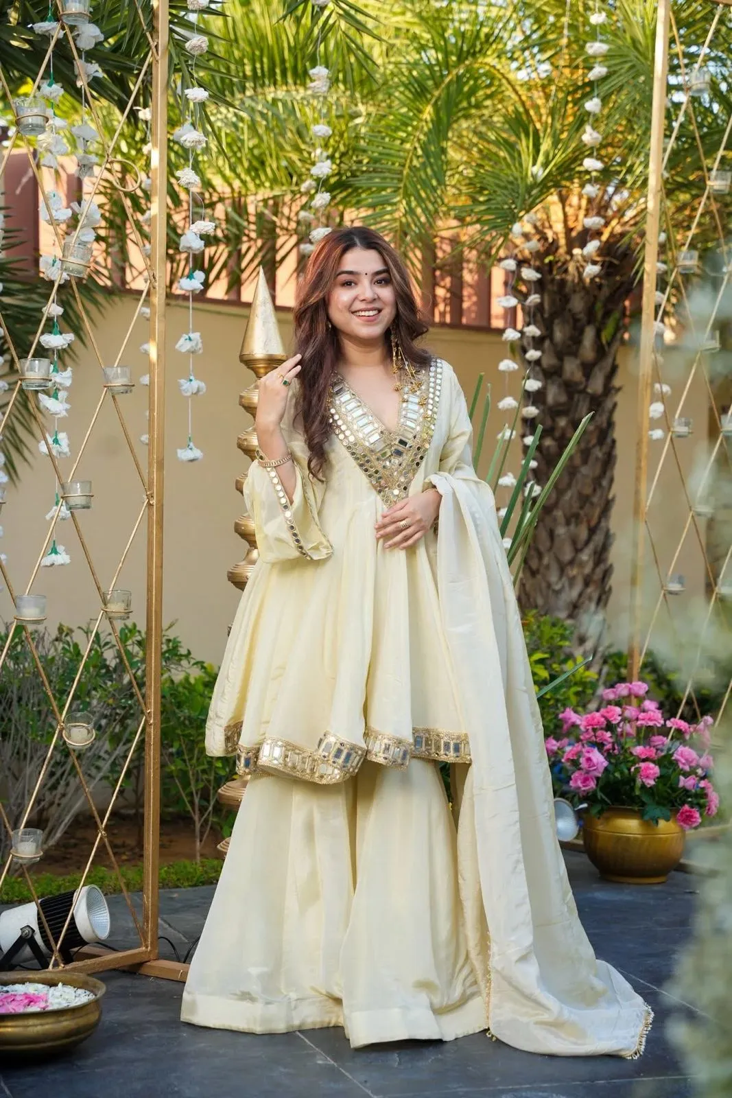 viral Sharara Salwar with Short Top