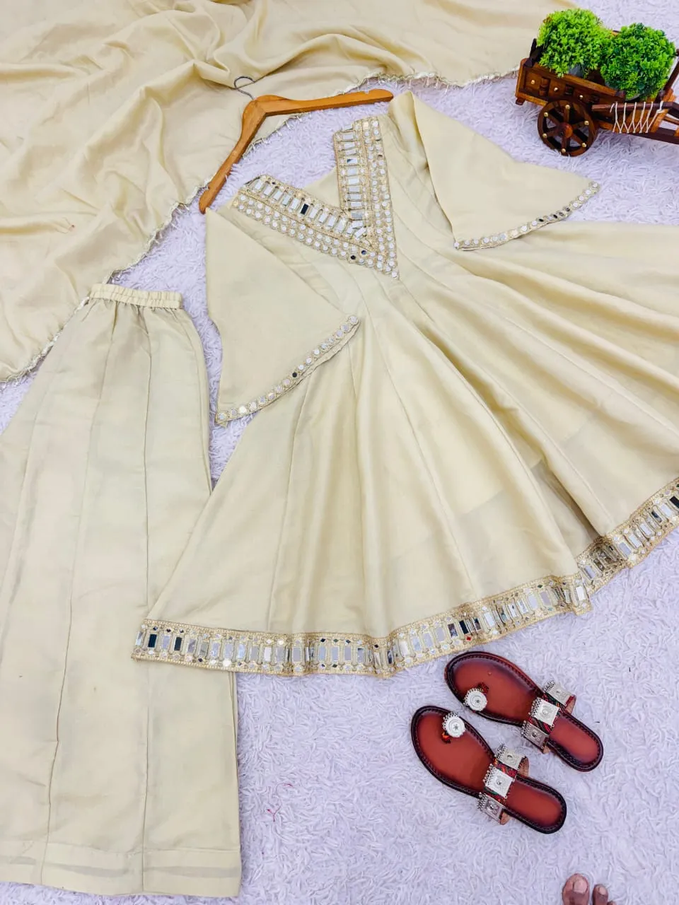 viral Sharara Salwar with Short Top