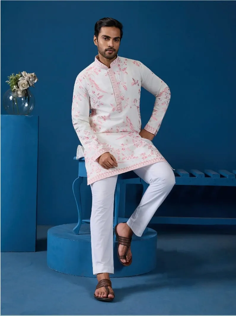 Embroidery Mens Kurta for Wedding
