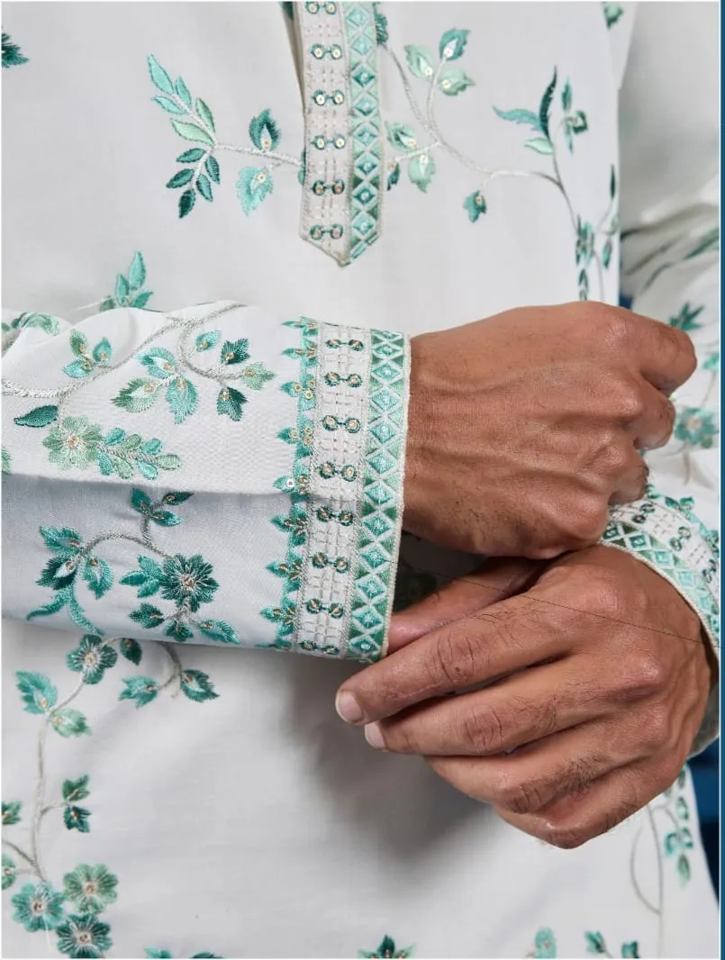 Embroidery Mens Kurta for Wedding