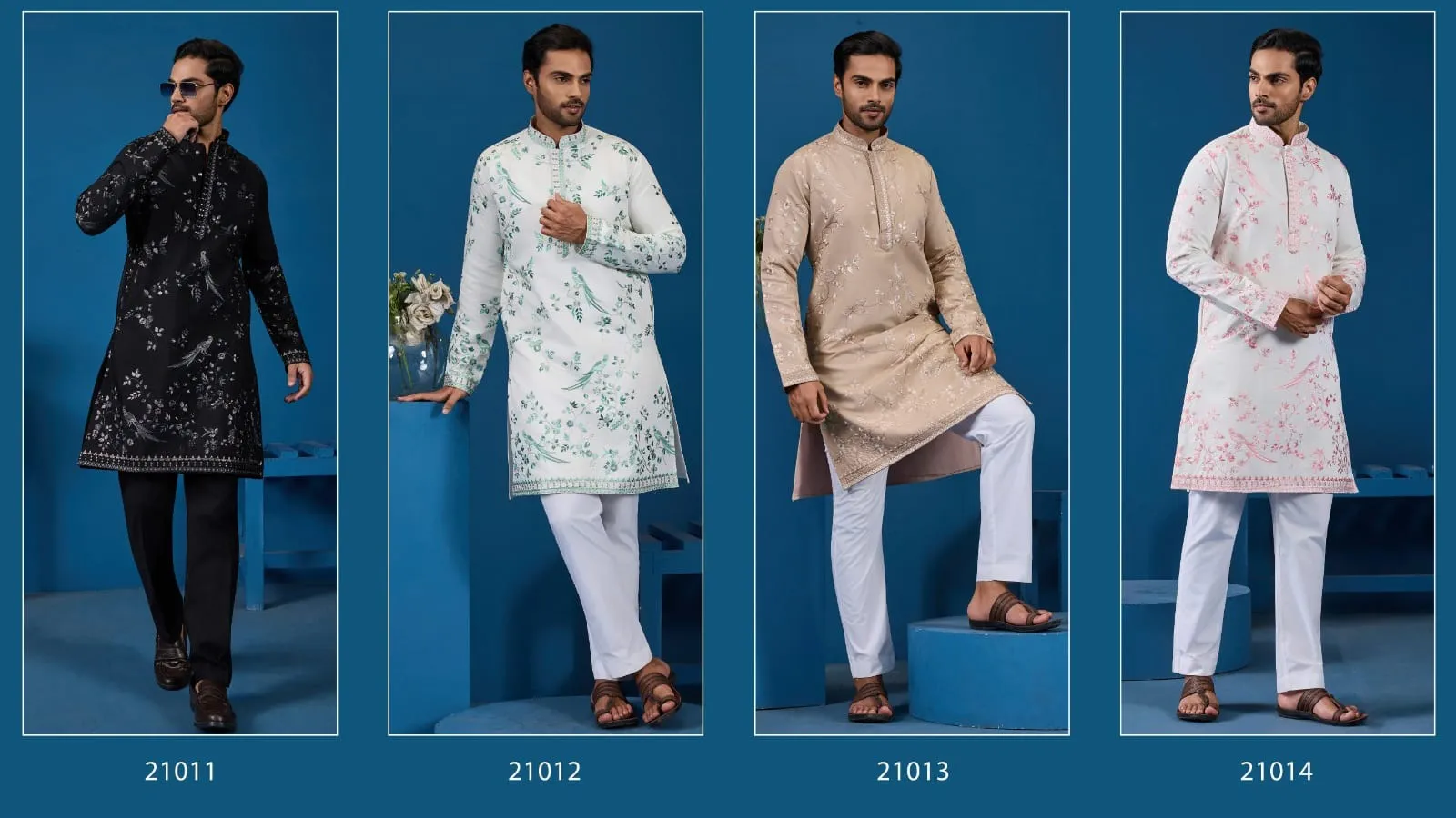 Embroidery Mens Kurta for Wedding