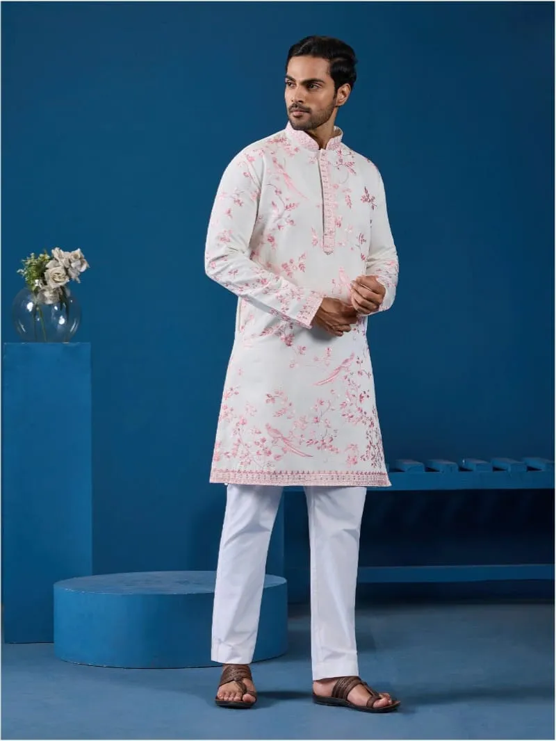 Embroidery Mens Kurta for Wedding