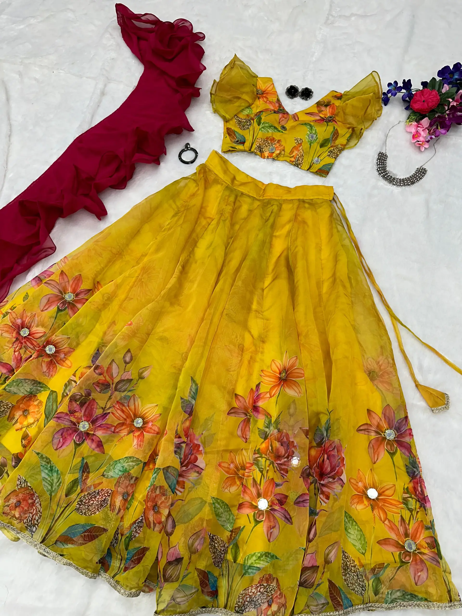 Haldi Function Special  Readymade Lehenga