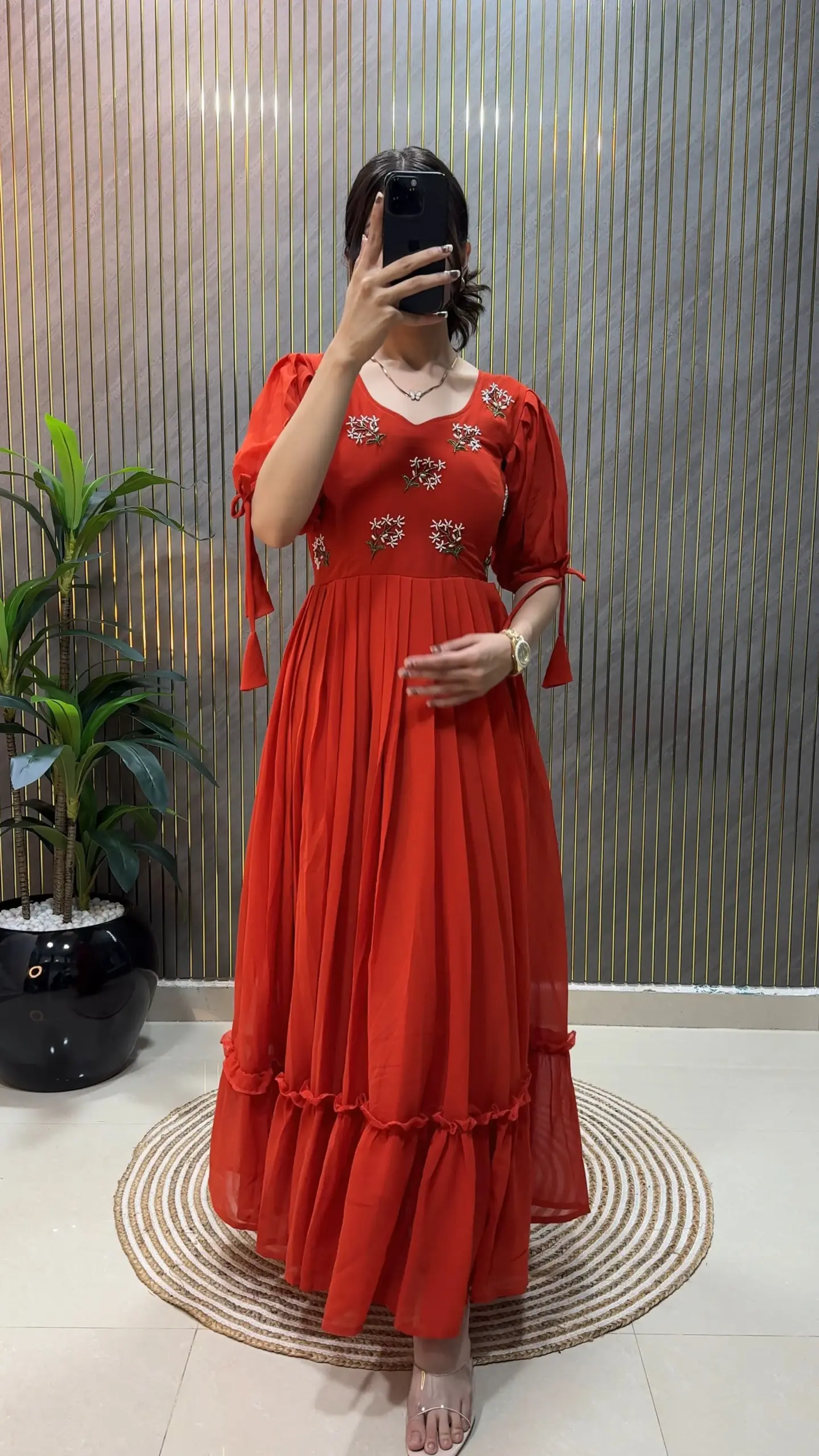Handwork Stylish Party Gown