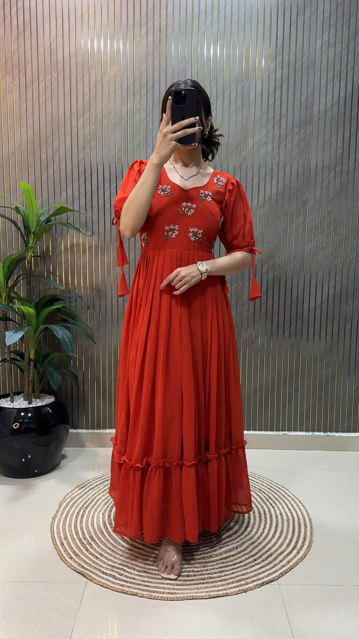 Handwork Stylish Party Gown