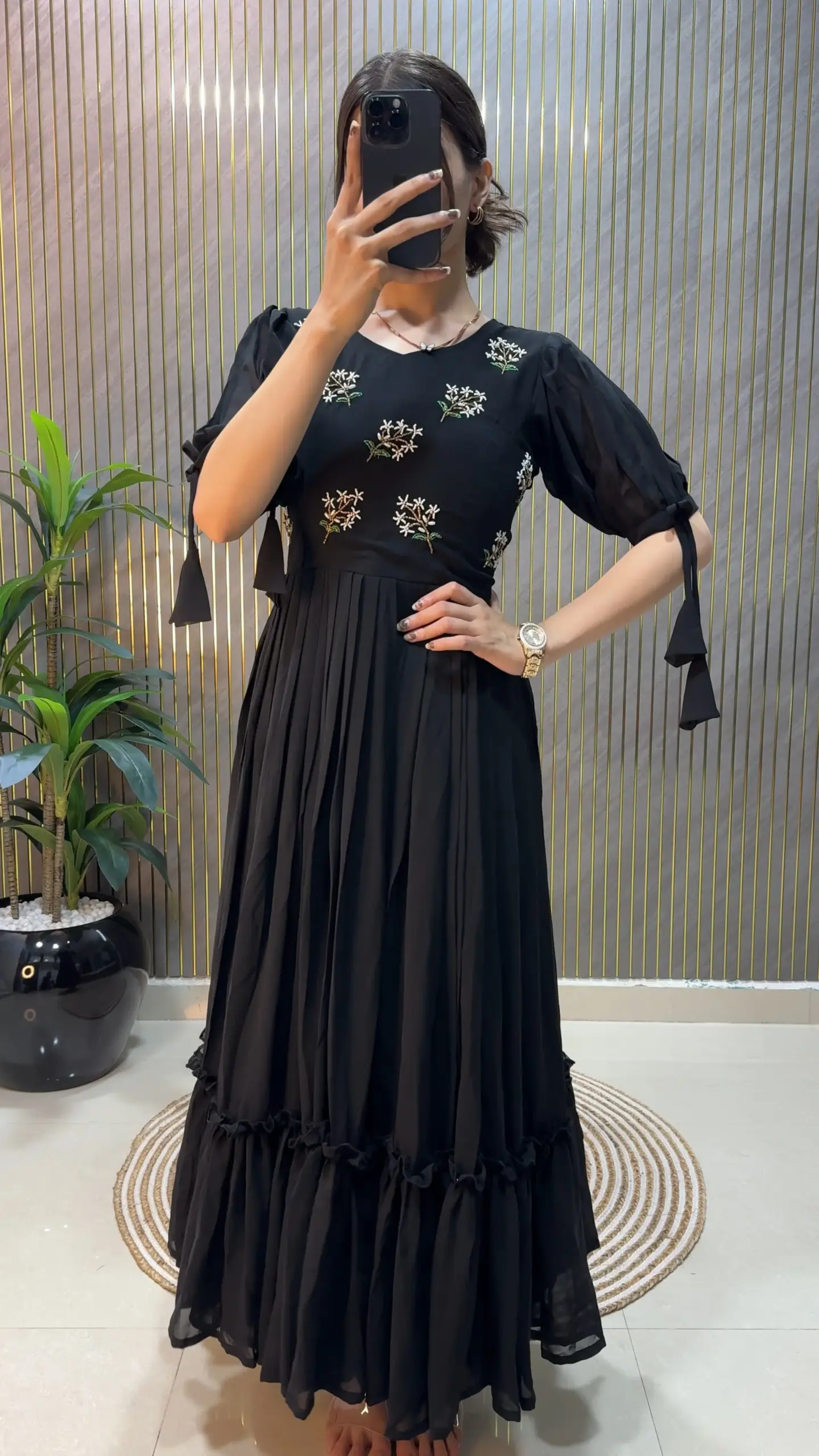 Handwork Stylish Party Gown