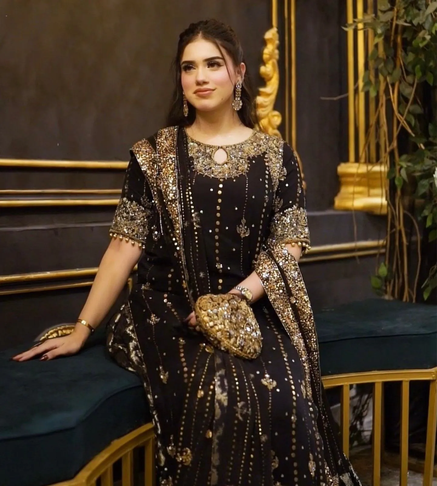 Heavy Embroidery Readymade Pakistani Dress