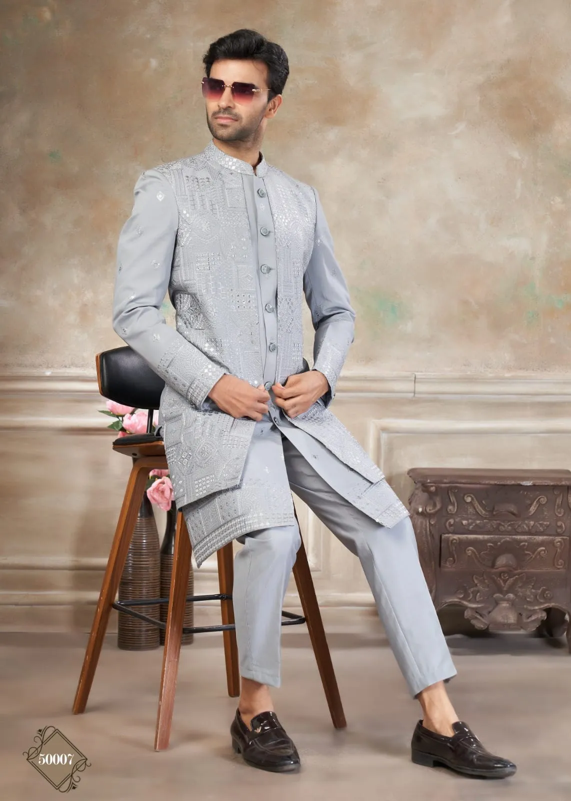 Mens Indo Western Kurta set for Wedding