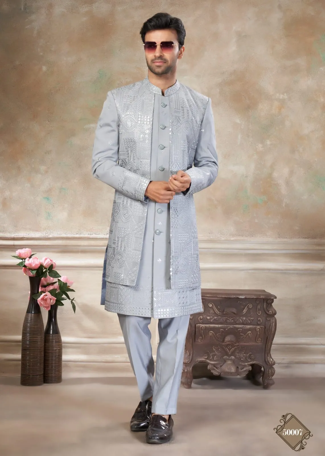 Mens Indo Western Kurta set for Wedding