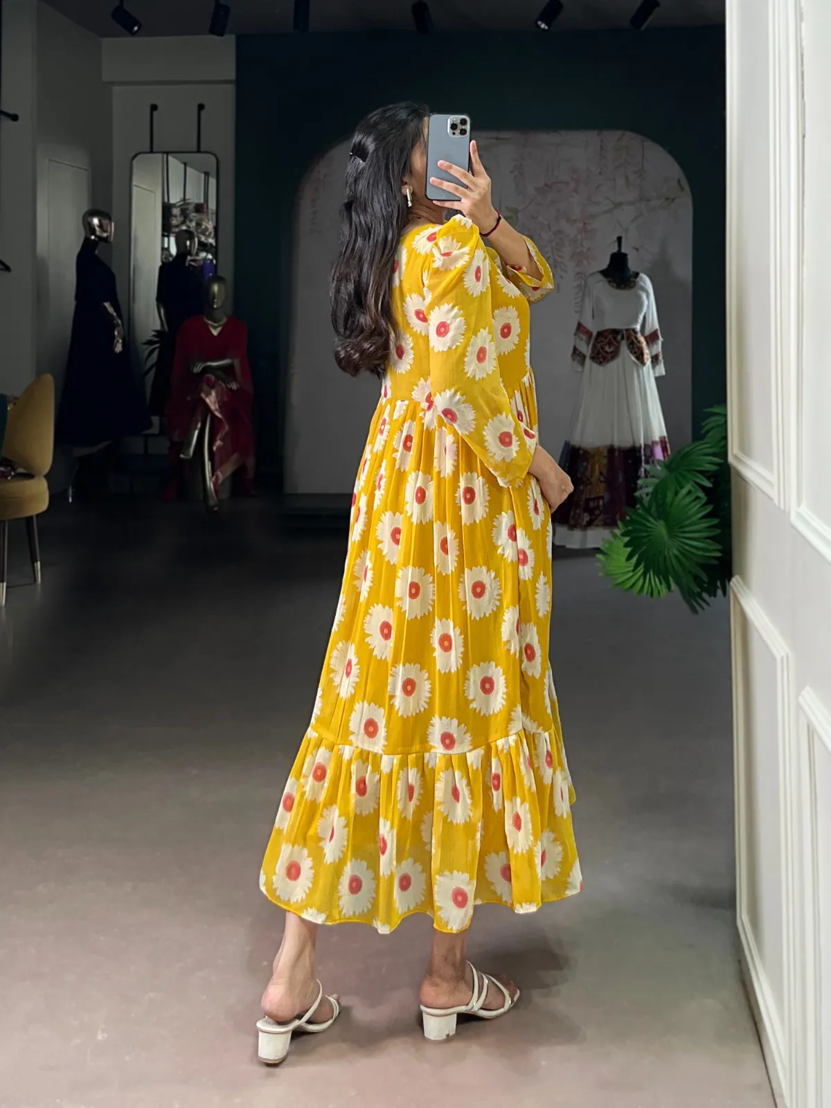 Mustard Floral Frocks