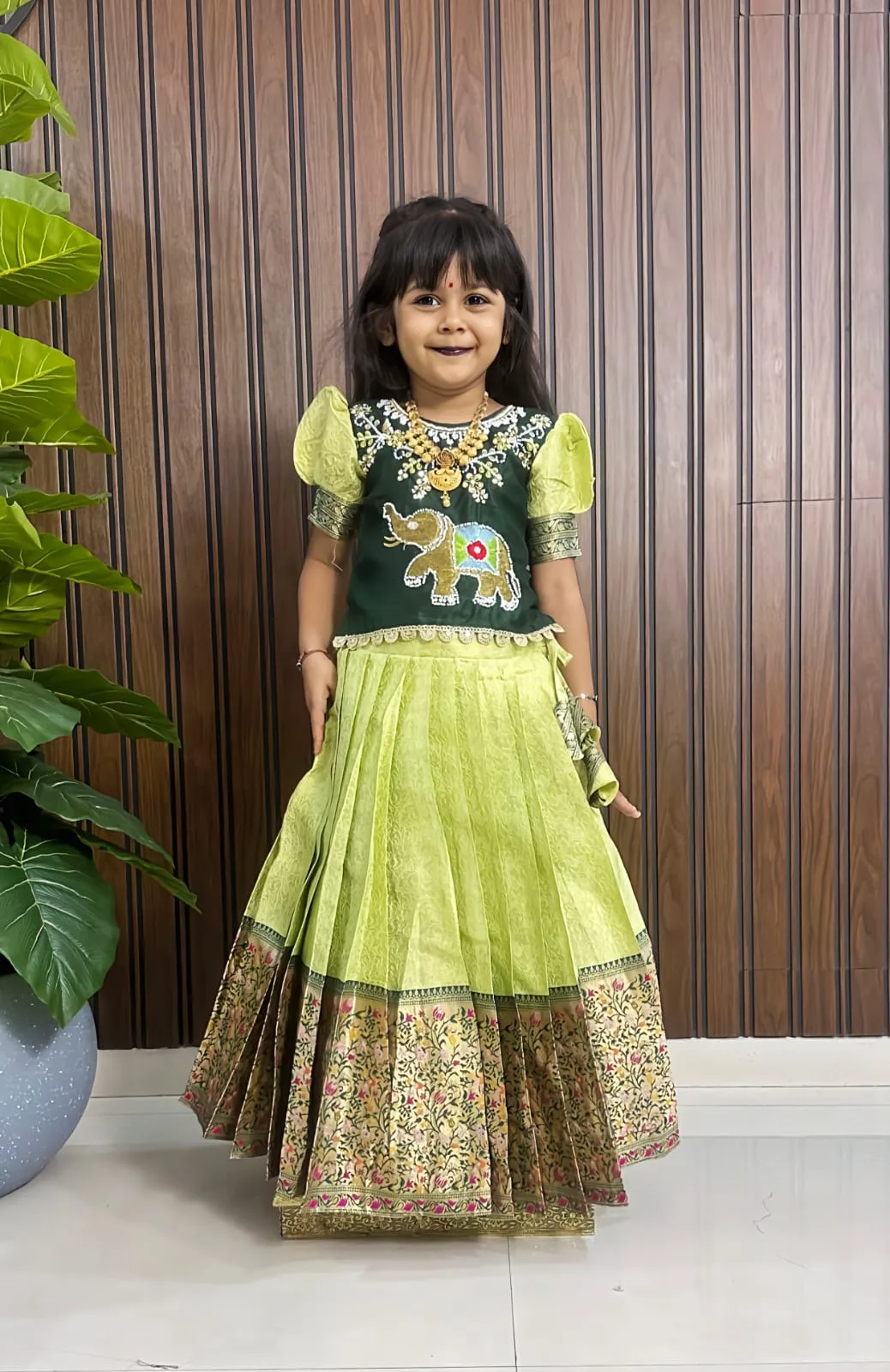 Paithani Kids Lehenga Choli
