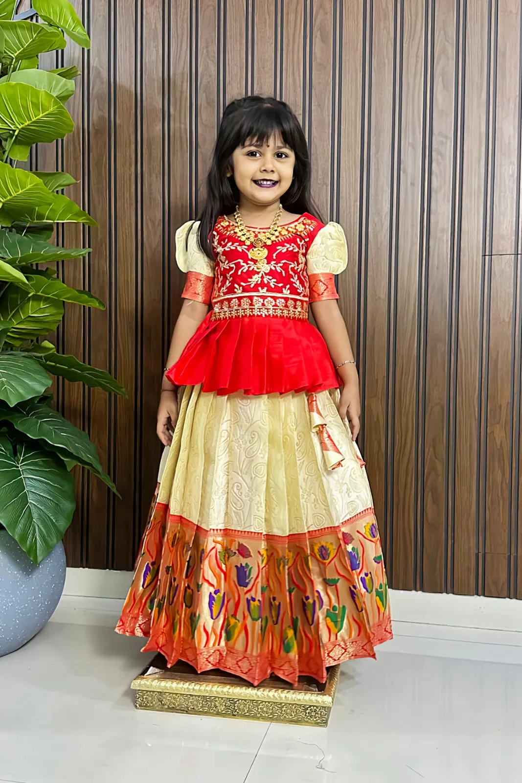 Paithani Kids Lehenga Choli