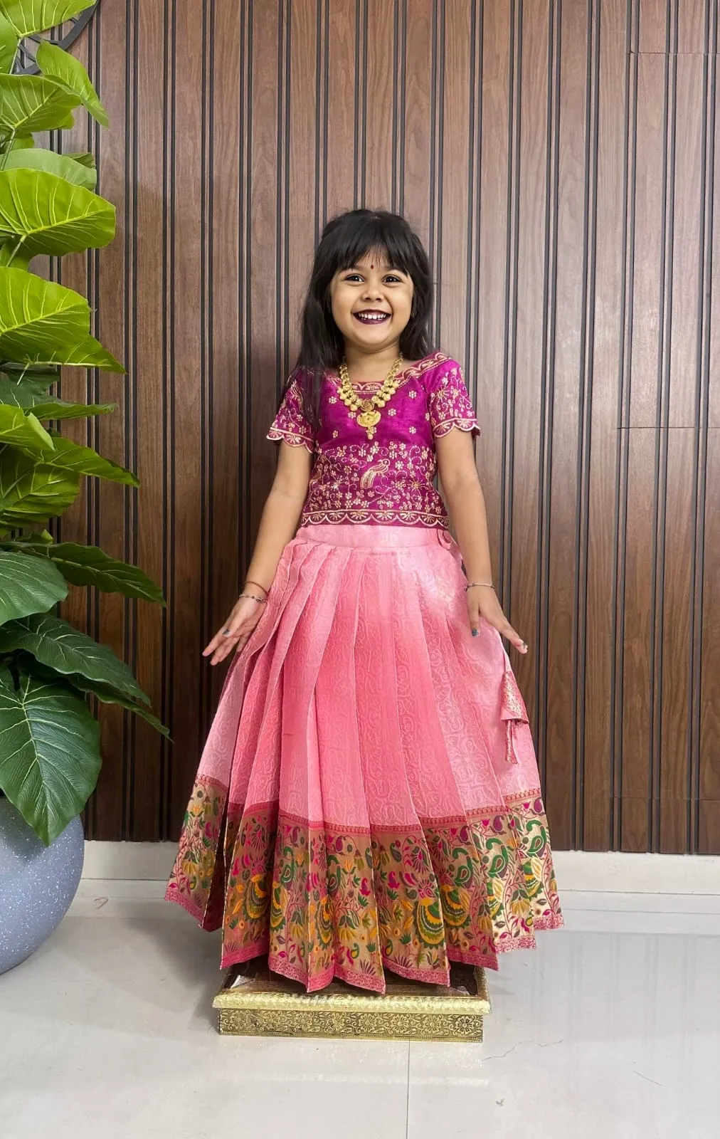 Paithani Kids Lehenga Choli