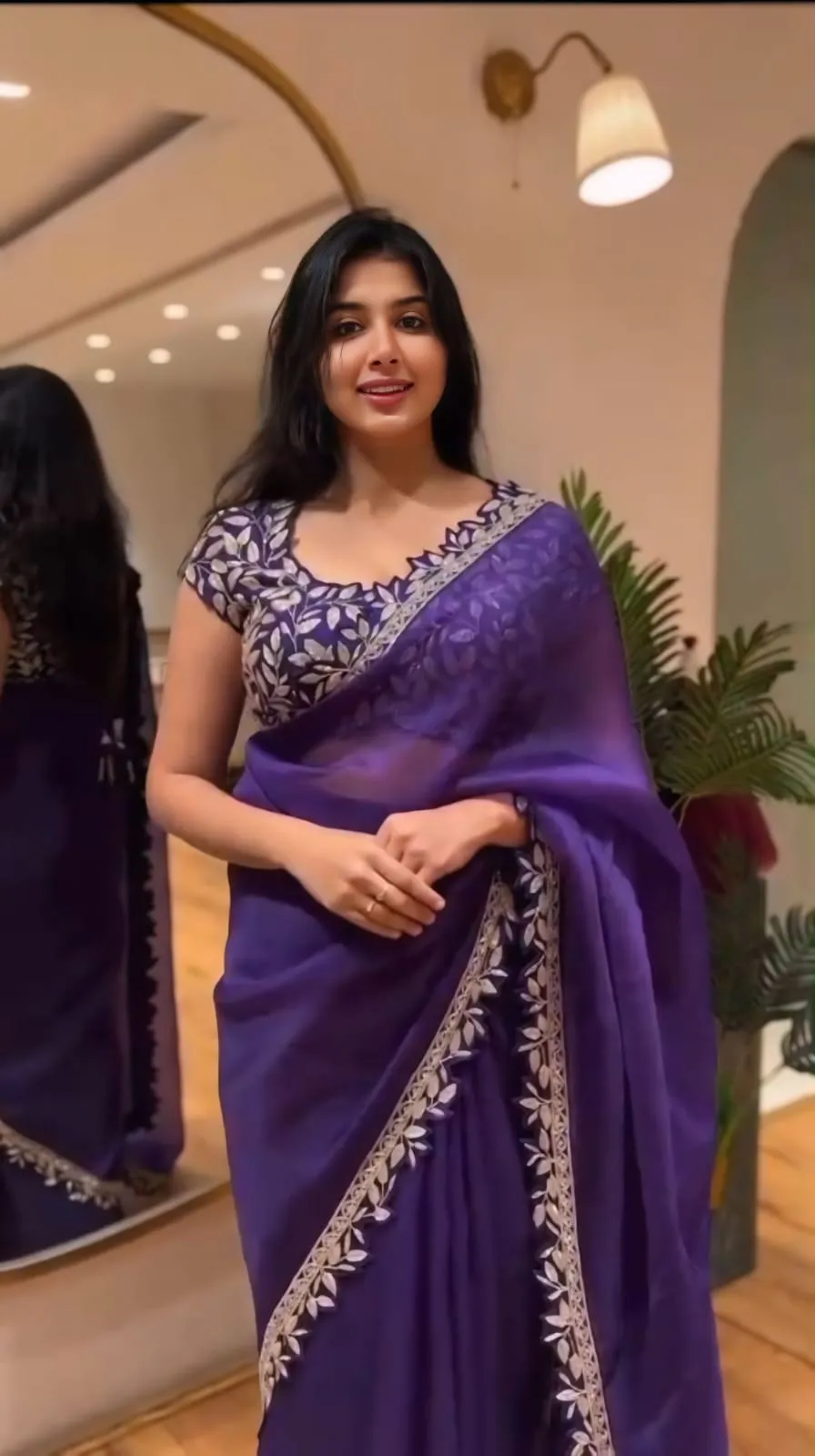 Party Sari with Readymade Blouse