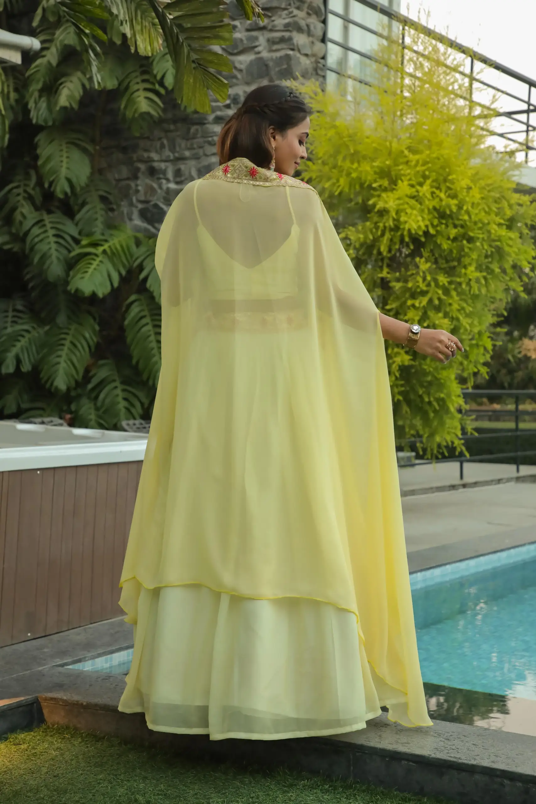 Pista Color Stylish Indo Western Set