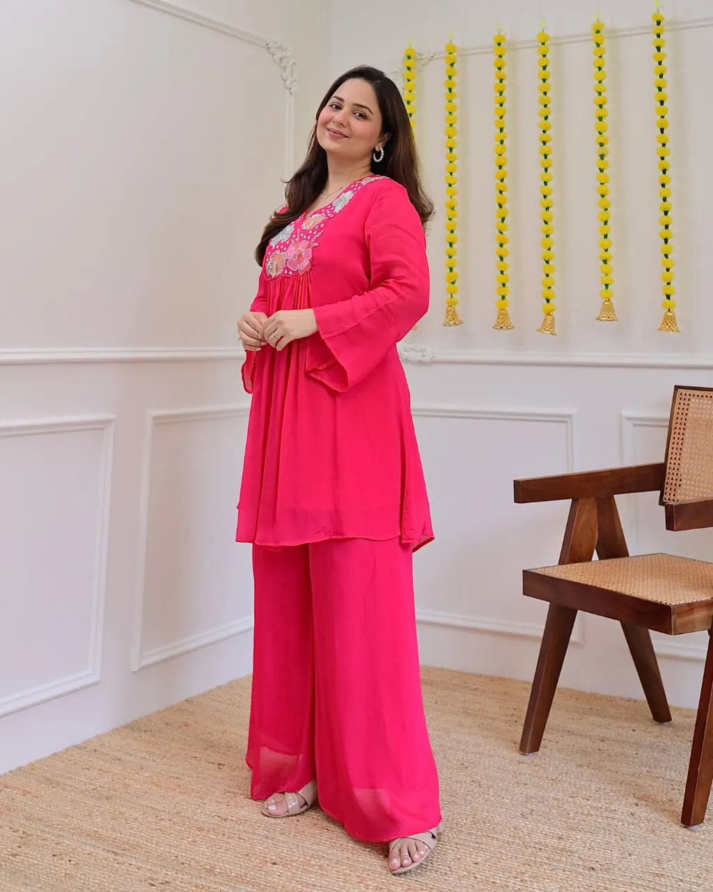 Plus Size Embroidery Co ord Sets XXXXl size