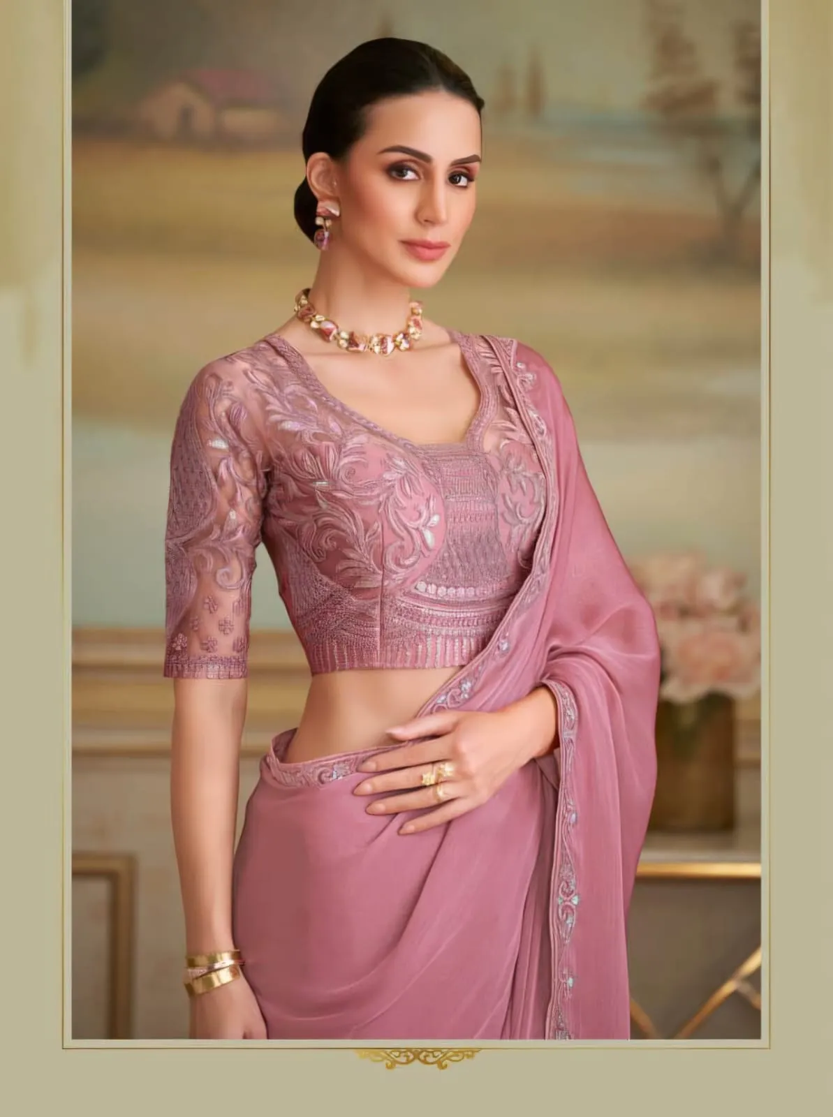 Premium Bridesmaid Sarees design
