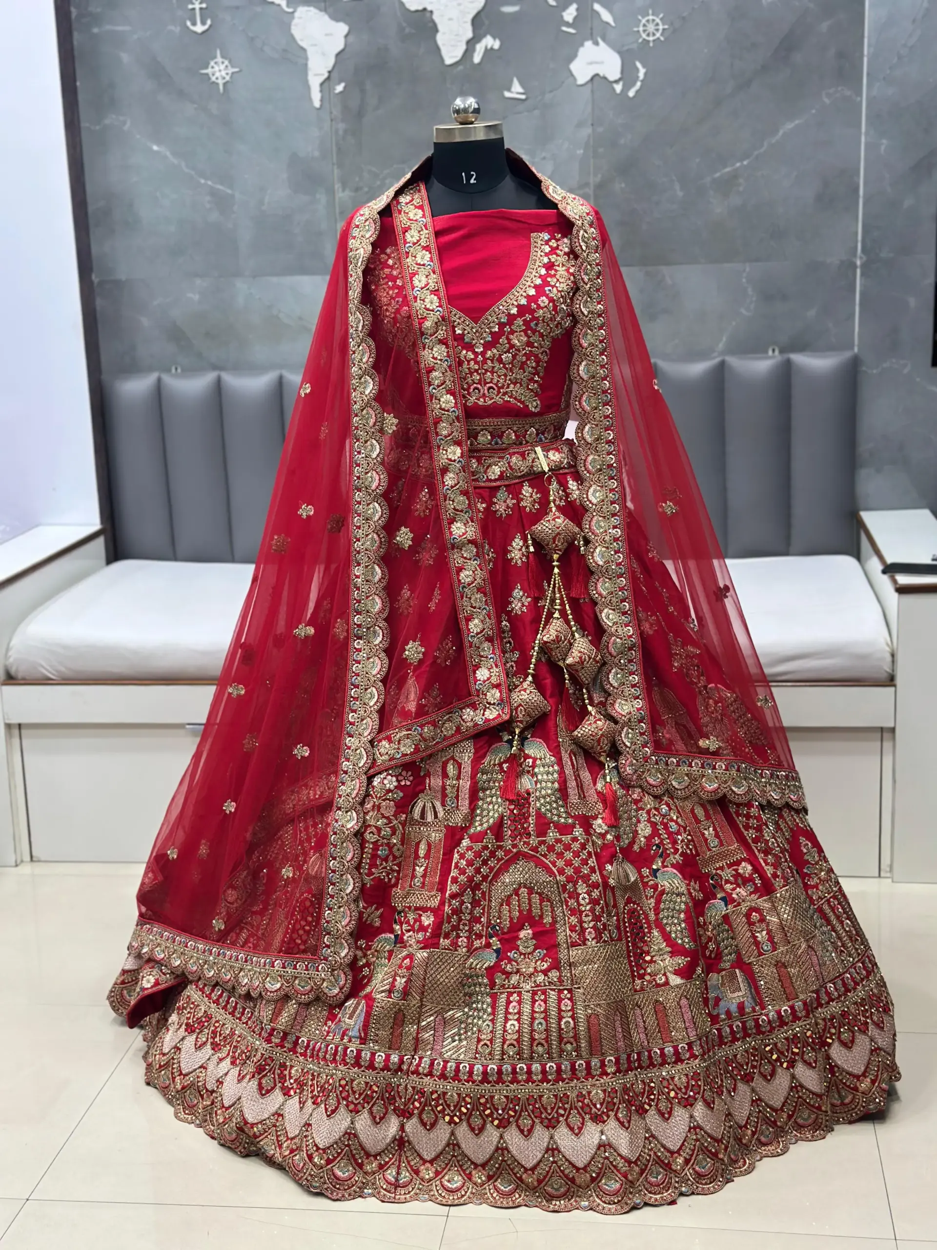 Premium Silk Bride Lehenga Choli