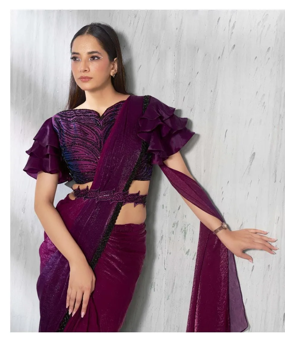 Premium Wedding Saree with Blouse
