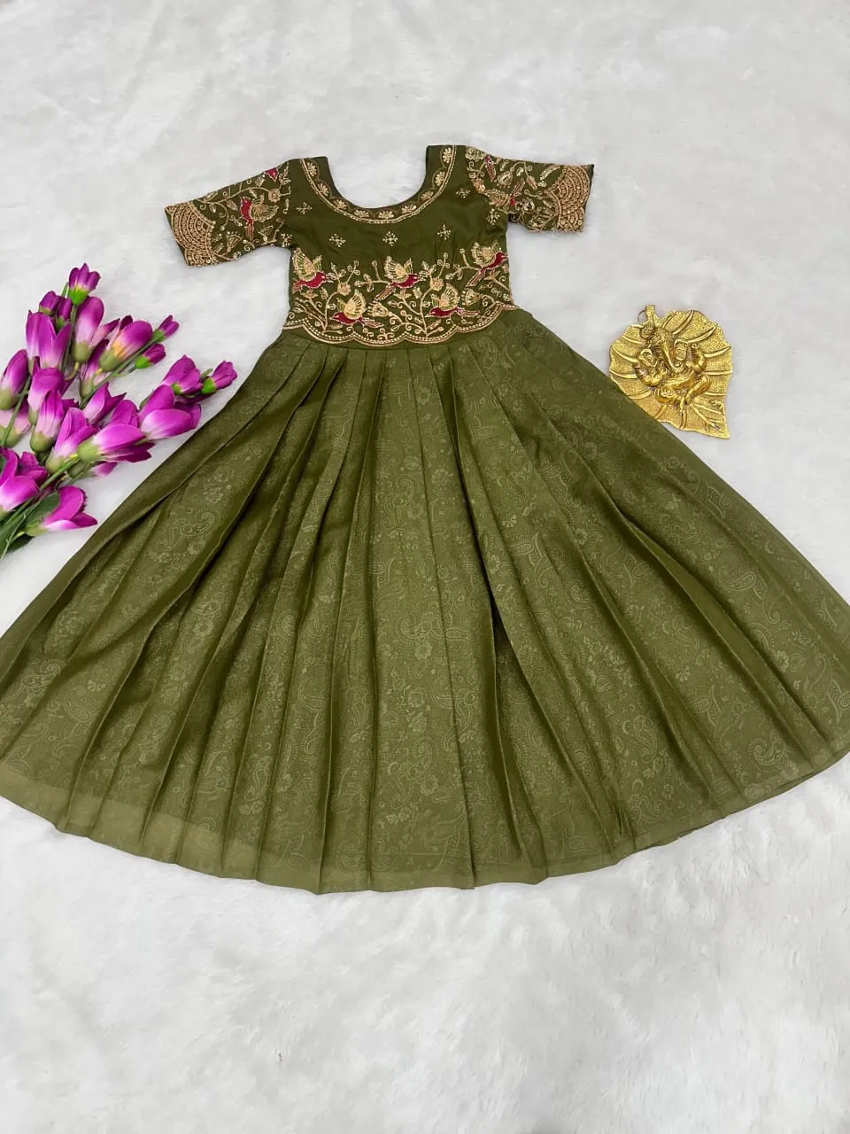 Small Girls Handwork Gown For Party