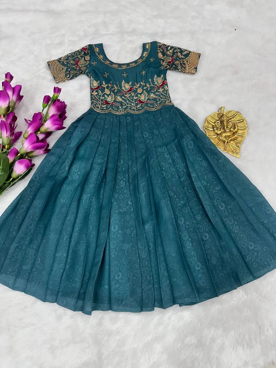 Small Girls Handwork Gown For Party