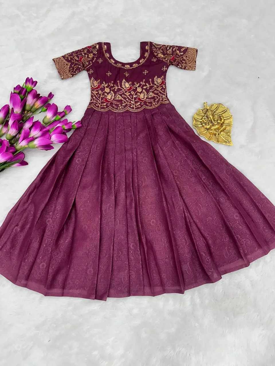 Small Girls Handwork Gown For Party