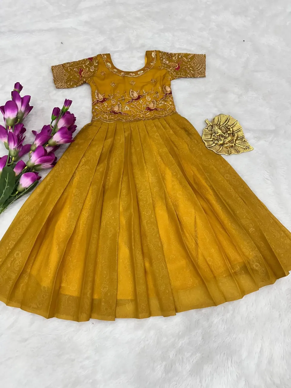 Small Girls Handwork Gown For Party