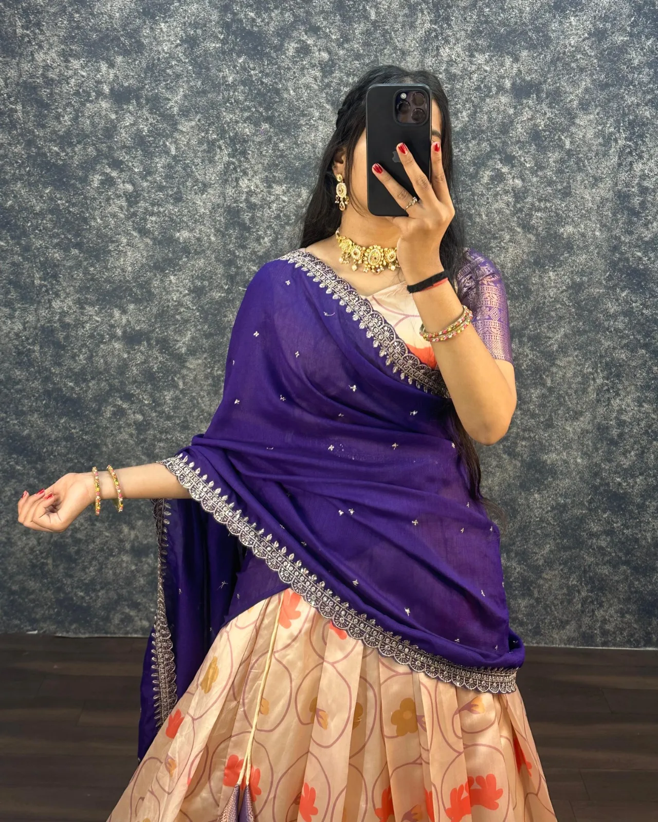 South Special Litchi Silk Lehenga Choli Under Budget