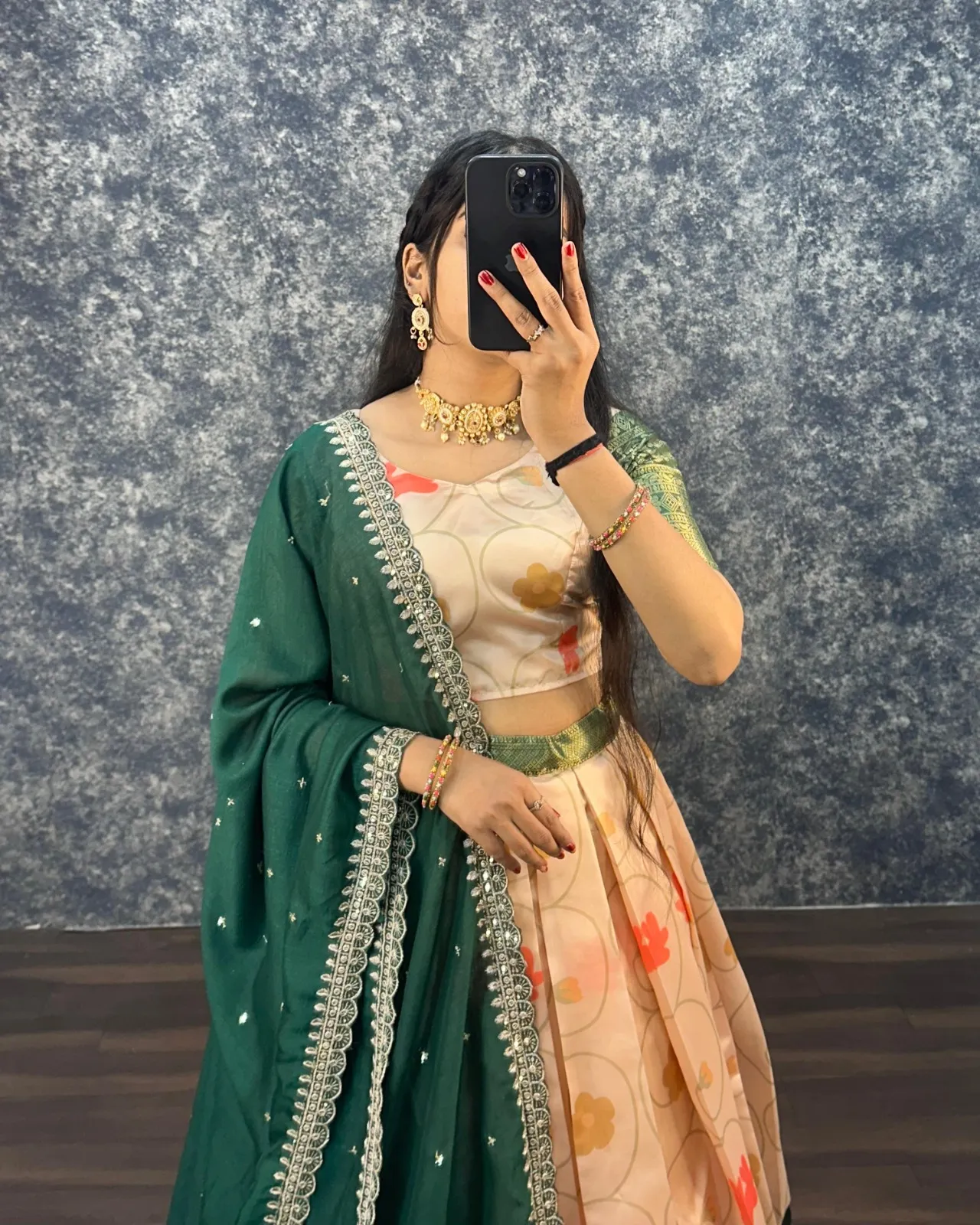 South Special Litchi Silk Lehenga Choli Under Budget