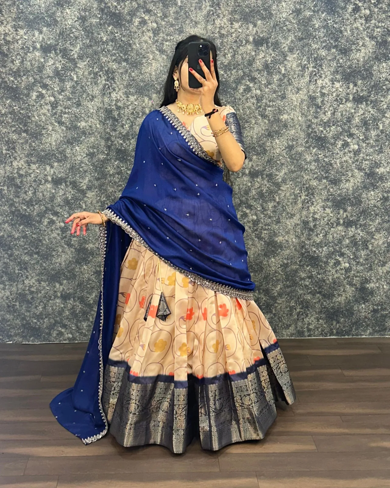 South Special Litchi Silk Lehenga Choli Under Budget