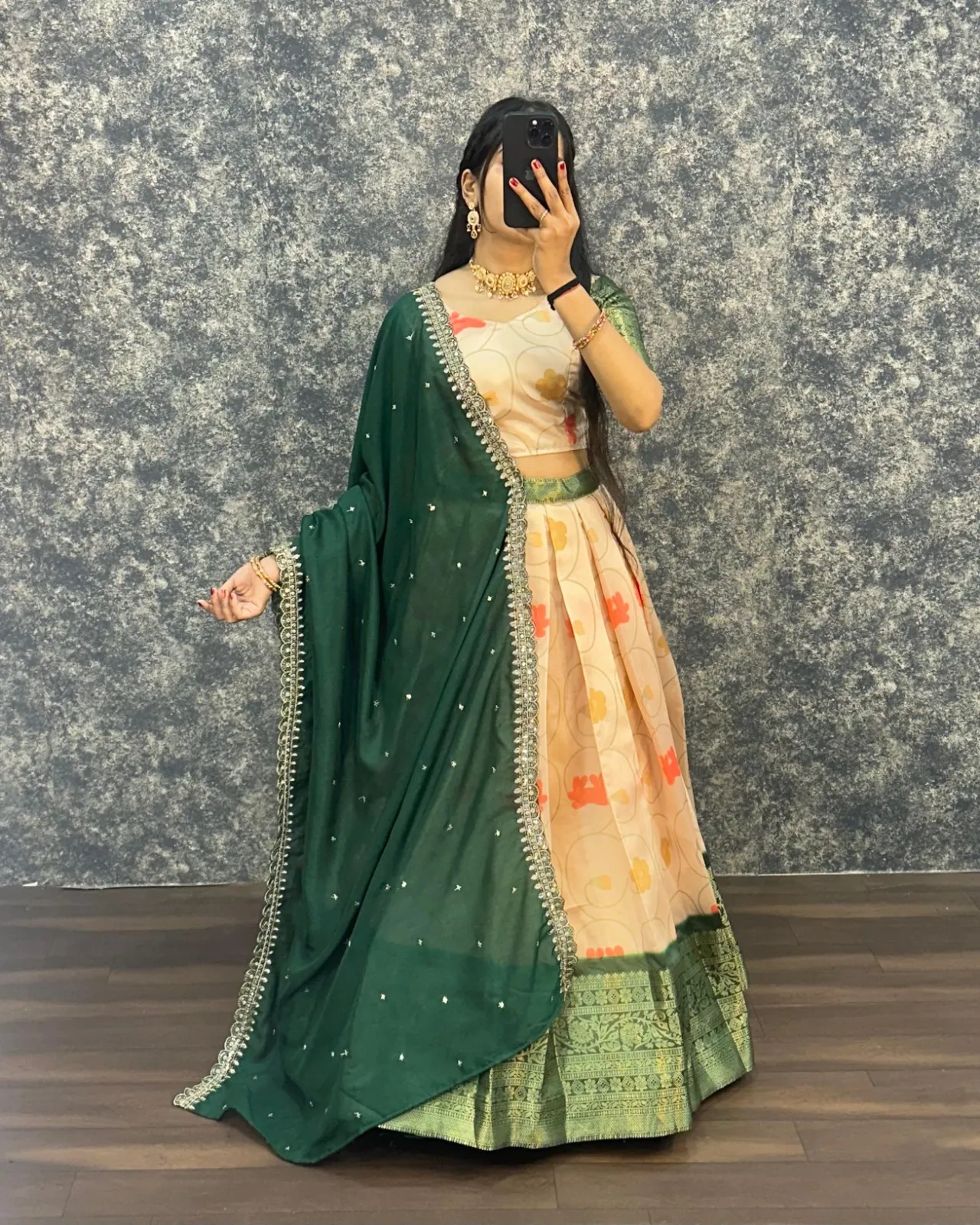 South Special Litchi Silk Lehenga Choli Under Budget